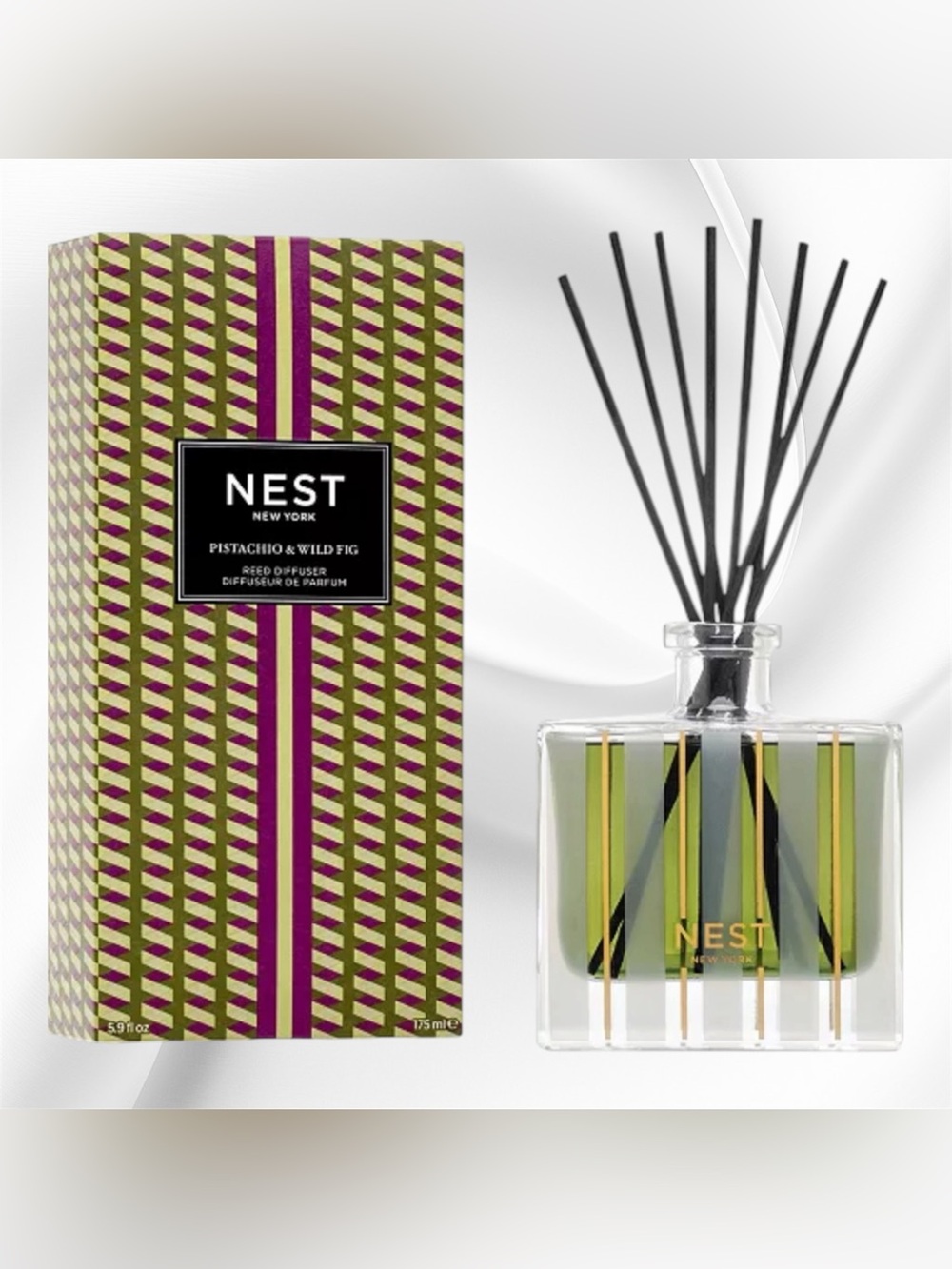 NEST New York Pistachio & Wild Fig Reed Diffuser